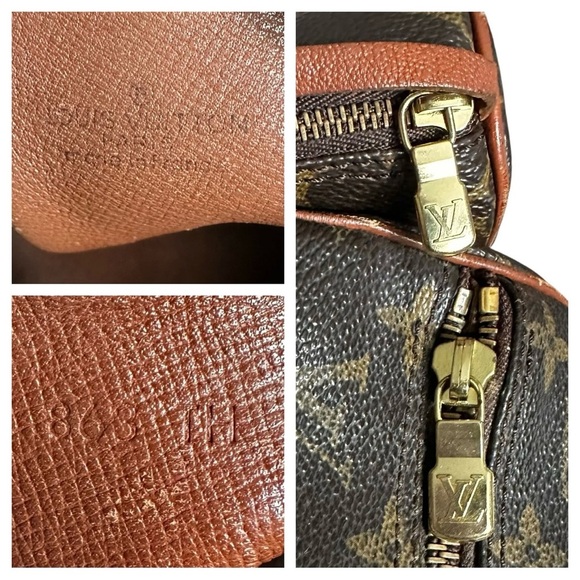 Louis Vuitton Monogram Leather 1980's Papillon 30 & Mini Papillon Dust Bag Set - Picture 2 of 11